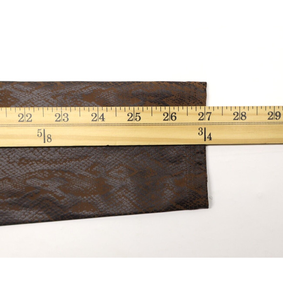 Spanx Women's Snake Printed Faux Leather Leggings Brown Sz M - Picture 6 of 10